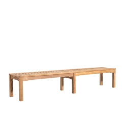 7 ft. 8 in. backless bench