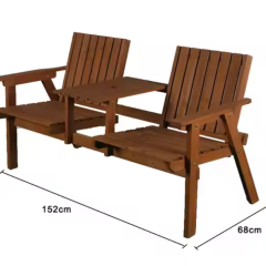Acacia wood chairs