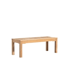 Backless bench