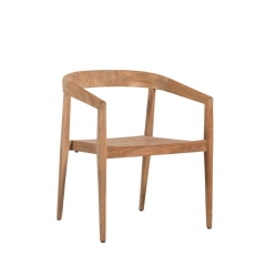 Era teak stacking armchair