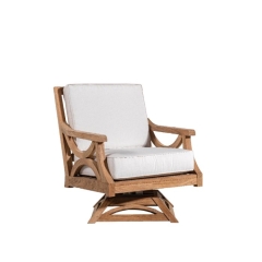 Fiori® teak swivel rocking chair