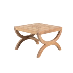 Low teak side table