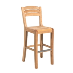 Teak bar stool