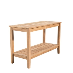 Teak console table
