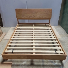 Wooden bed frame