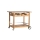 Teak bar cart