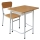 Student desks and chairs 01