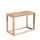Casita rectangular high teak side table
