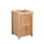 Pyramid 22 in. sq. side door w/ ash/trash lid