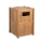 Pyramid 28 in. sq. side slot receptacle w/ lid