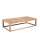 Rectangular teak coffee table