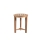 Round teak side table