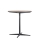 Round teak + steel bar table