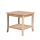 Square teak side table