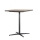Square teak + steel bar table