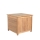 Square teak storage chest