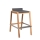 Teak + sling stacking barstool