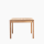 Square teak dining table