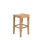 Teak backless bar stool