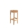 Teak bar-height stool