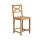 Teak counter sidechair