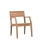 Teak dining armchair