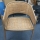 Ash wood dining chair combined with natural rattan
