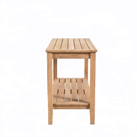 Teak console table