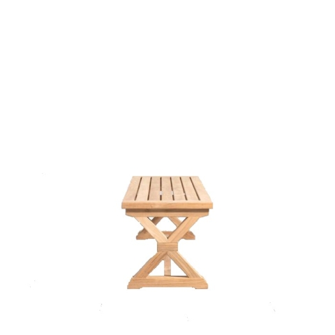5.5 ft. teak backless bench