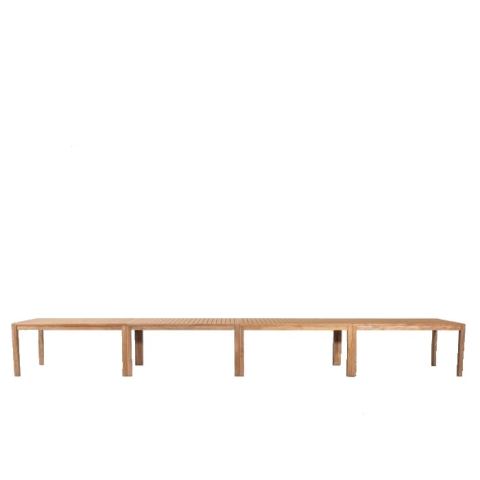 Summit 20 ft. teak infinity table
