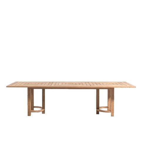 10 ft. rectangular teak dining table