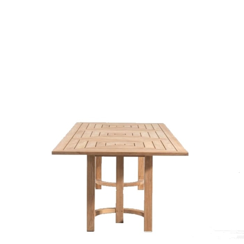 10 ft. rectangular teak dining table