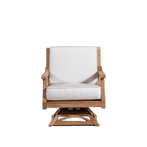 Fiori® teak swivel rocking chair
