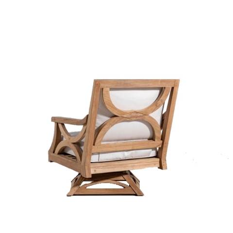 Fiori® teak swivel rocking chair