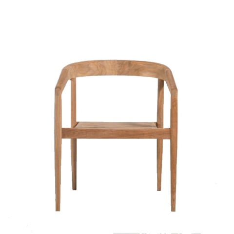 Era teak stacking armchair