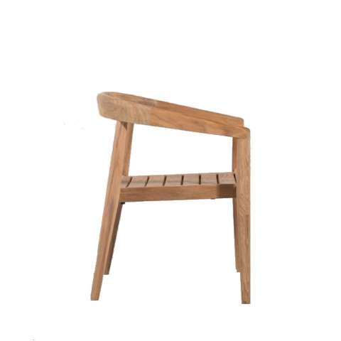Era teak stacking armchair