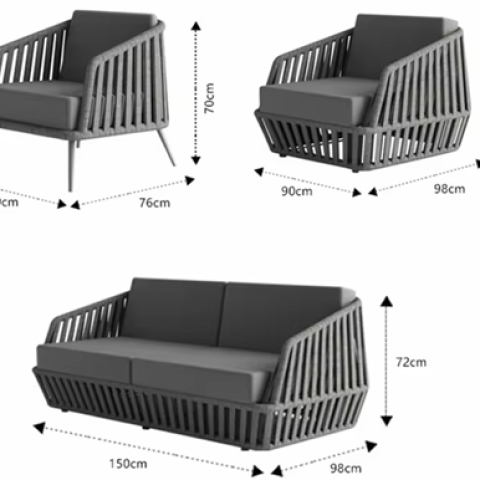 Outdoor sofa set
