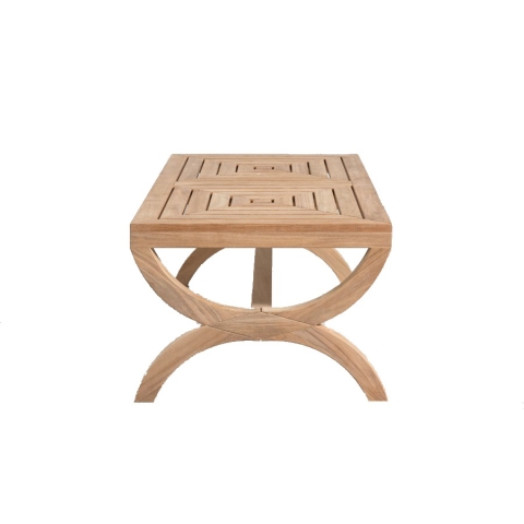 Rectangular teak coffee table 1