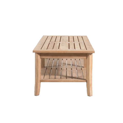 Rectangular teak coffee table 2