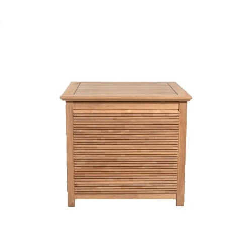Square teak storage chest