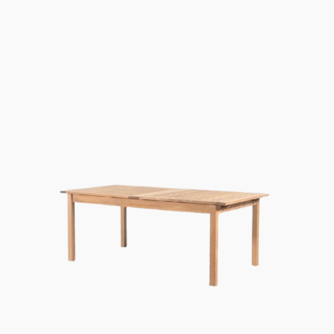 Teak extension table