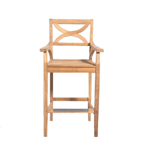 Teak bar armchair 1