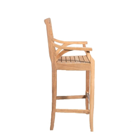 Teak bar armchair 1