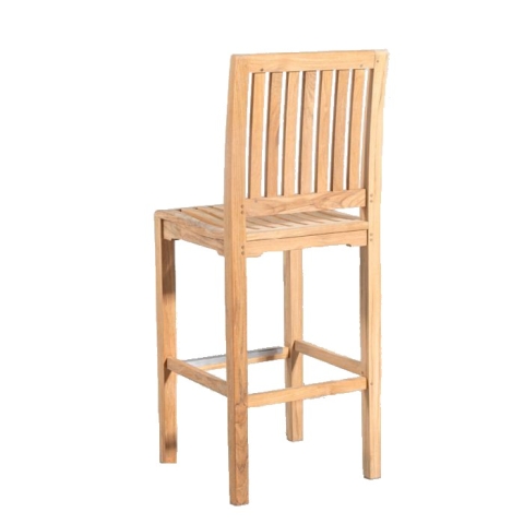 Teak bar sidechair