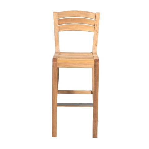 Teak bar stool