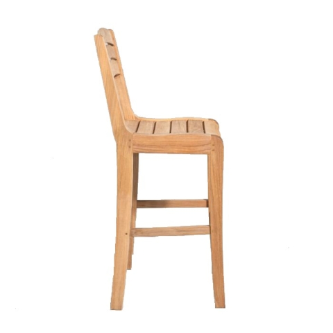 Teak bar stool