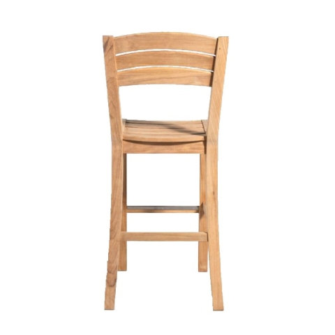 Teak bar stool