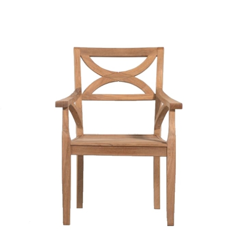 Teak dining armchair