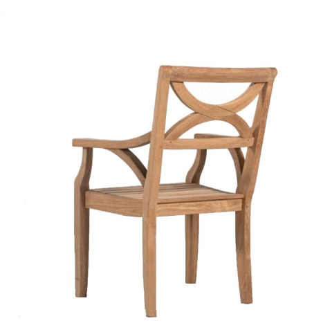 Teak dining armchair