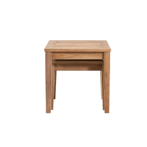 Teak nesting tables - set of 2